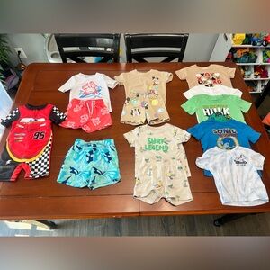 Colorful Baby Shorts Set, Bathing suits, And Shirts